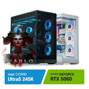 [렌탈]  인텔 울트라5 245K(애로우레이크)/RTX 5060/DDR5 16GB *디아블로4 권장사양 게이밍 컴퓨터